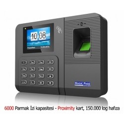 Parmak İzli, Kartlı ve Şifreli PDKS Terminali