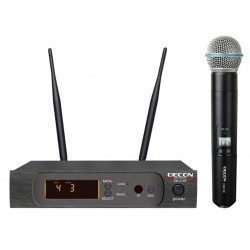 UHF Dijital Çift Anten 100 Kanal El Tipi Telsiz Mikrofon