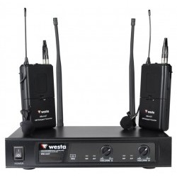 UHF Çift Yaka Tipi Telsiz Mikrofon UHF Çift Yaka Tipi Telsiz Mikrofon