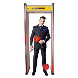 18 Bölge Kapı Tipi Metal Üst Arama Dedektörü