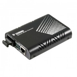 ETHERWAN EL2211-A1EX  Fiber to UTP Gigabit Converter  10/100/1000TX- 1000LX  Single Mode