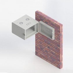 12U 450 Çift Açılımlı Duvar Tipi Kabinet 12U 450 Çift Açılımlı Duvar Tipi Kabinet