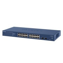 24 Port 10/100/1000 2 Port  SFP (GUI-based Web Management, VLAN, QoS, Security, Static Routing, IGMP snooping)