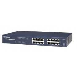 16 Port 10/100/1000 Ethernet Switch Rack-Mountable