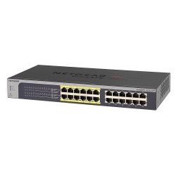 24 Port 10/100/1000 12 Port PoE Prosafe Plus Switch With