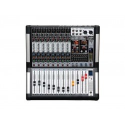8 Kanal Mono 99DSP Dijital Efekt  Power Mixer (2x500Watt)