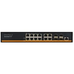 8 Port 10/100 /1000M Port + 4 Port SFP Fiber Port + 1 Port Console Port, Web Yönetilebilir Gigabit Network Switch