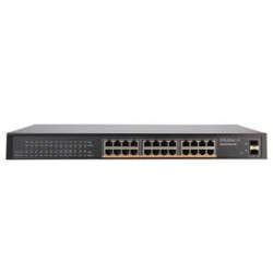 24 Port 10/100/1000M RJ45 Port + 2 Port SFP Fiber Port, Web Yönetilebilir Gigabit Network Switch