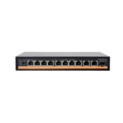 8 Port 10/100/1000M POE +2 Port 10/100/1000M RJ45 Port+1 Port  SFP fiber port (130 Watt)