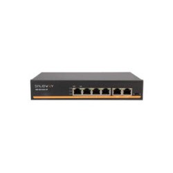 4 Port 10/100/1000M POE Port+1 Port Gigabit Uplink Port+1 Port SFP Fiber Port (65 Watt)
