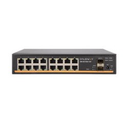 16x10/100/1000M RJ45 Port + 2 x SFP Fiber Port, Tak-Çalıştır Gigabit  Network Switch 16x10/100/1000M RJ45 Port + 2 x SFP Fiber Port, Tak-Çalıştır Gigabit  Network Switch