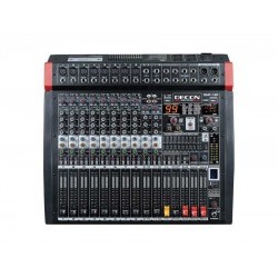 8 Kanal Mono / 2 Kanal Stereo Power Mixer  (2x650Watt)