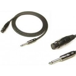 KIRLIN Mikrofon Kablosu Gitar Jak - Canon Dişi 10M