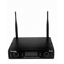 2 Kanal UHF Telsiz Mikrofon Receiver